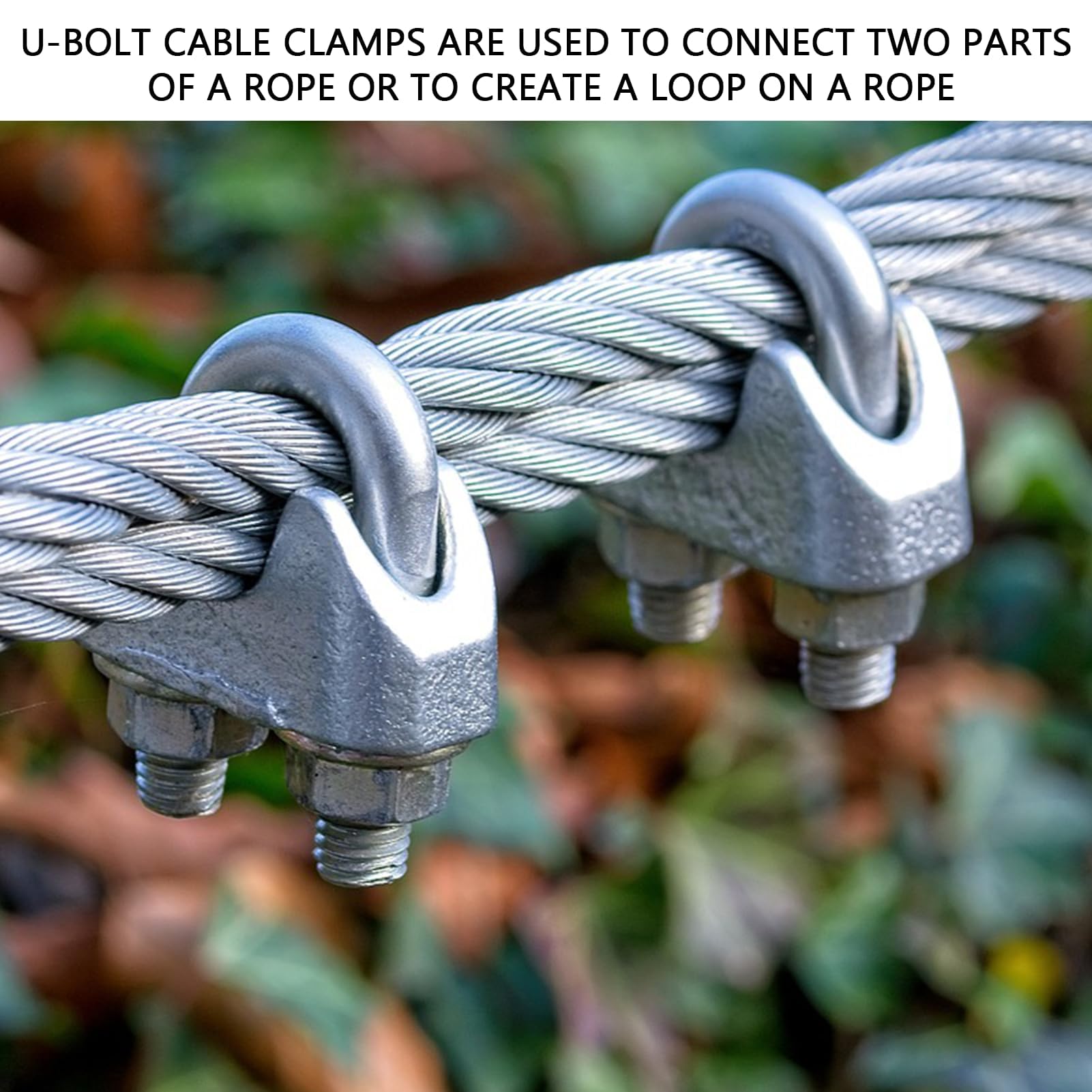 Morsetti Per Cavo Acciaio 14 Pezzi M4 - Acciaio Inox Per Cavi Ø4mm, Per Stendibiancheria E Fissaggi - Foto 4