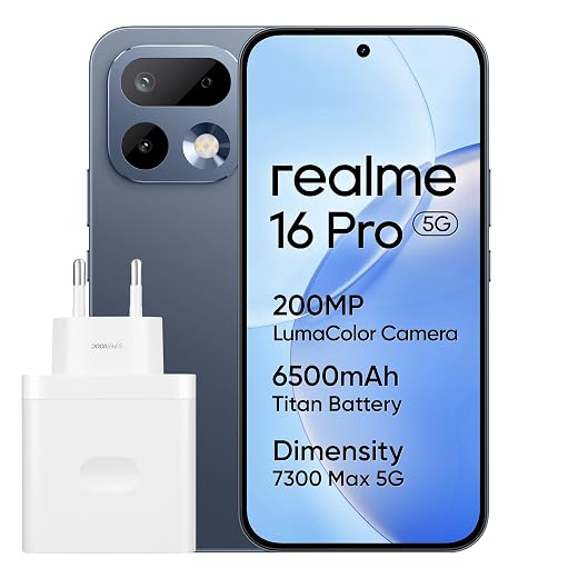 realme 16 Pro 5G Smartphone, 8+512GB