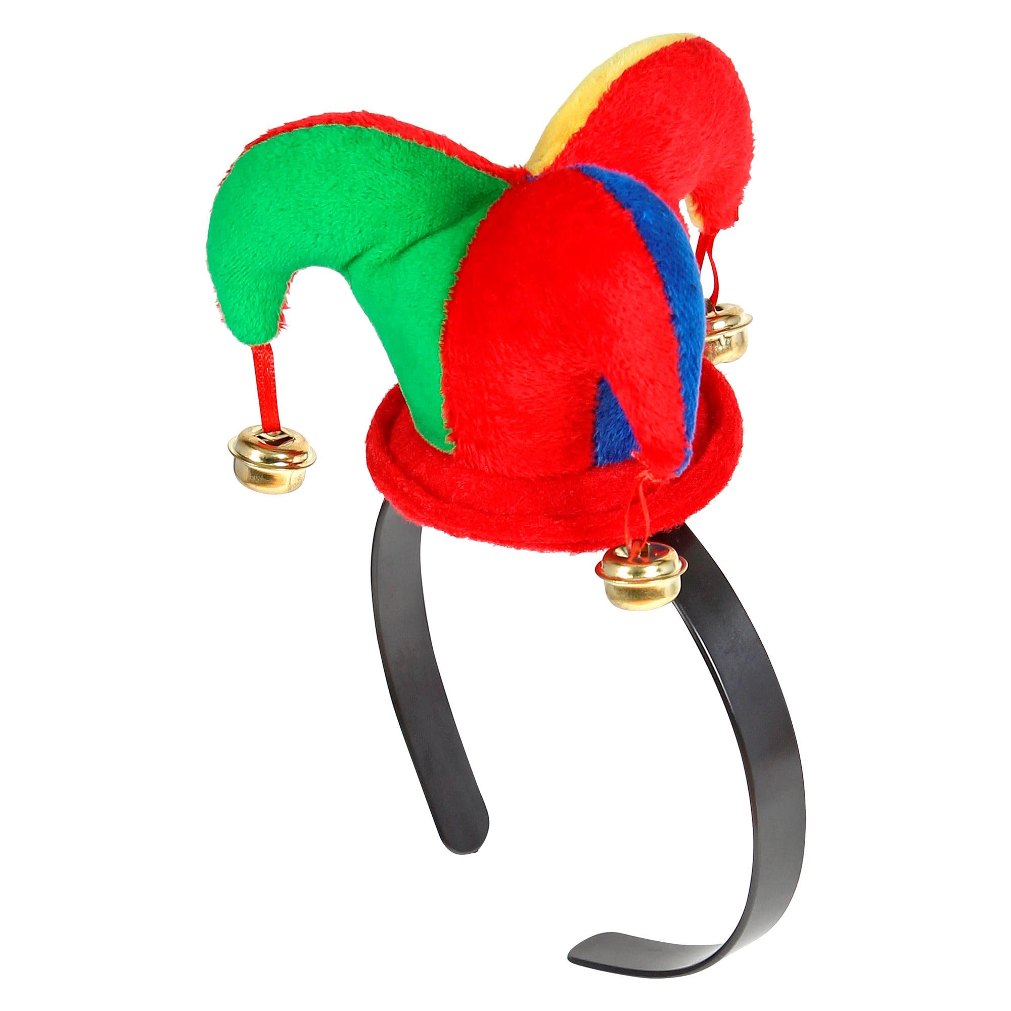 Widmann 09565 Women's Mini Jester Hat, Multi-Colour, One Size