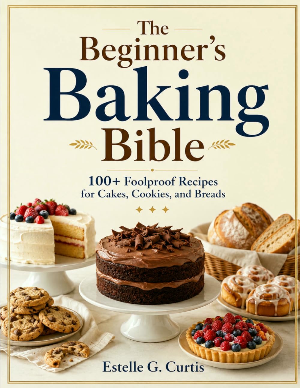 The Beginner's Baking Bible: 100+ Foolproof Recipes for Cakes, Cookies, and Breads