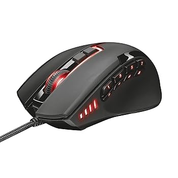 Trust Gaming 21726 GXT 164 Sikanda MMO Gaming Mouse Black