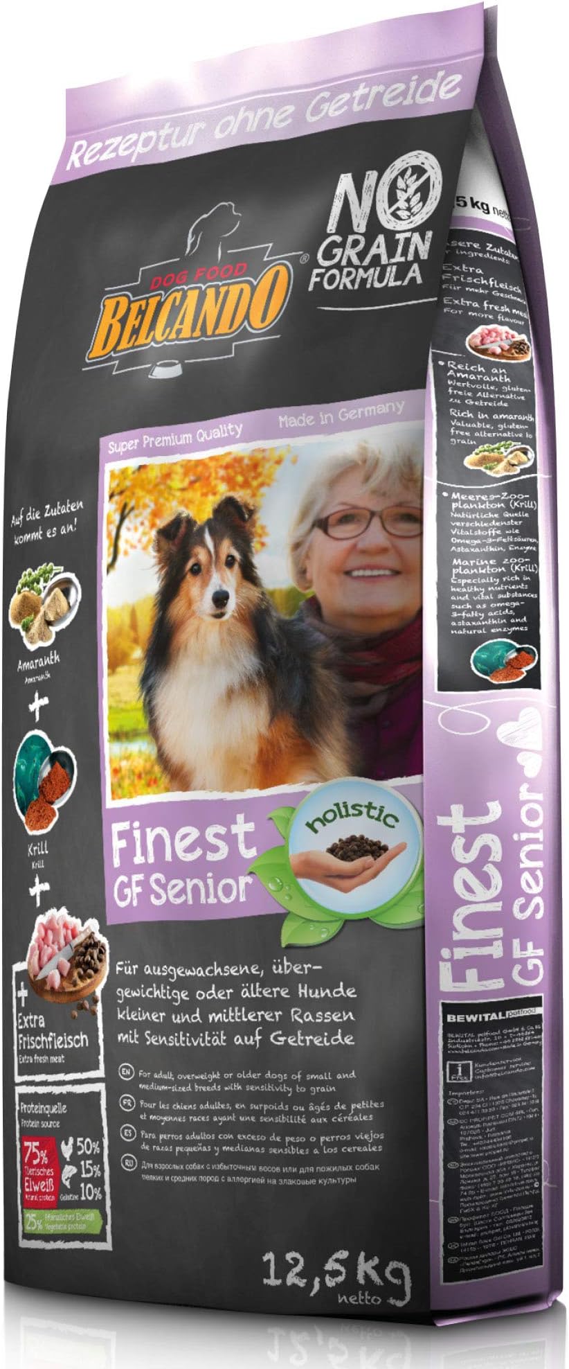 BelcandoFinest GF Senior (1 x 12,5 kg) grainfree dog food