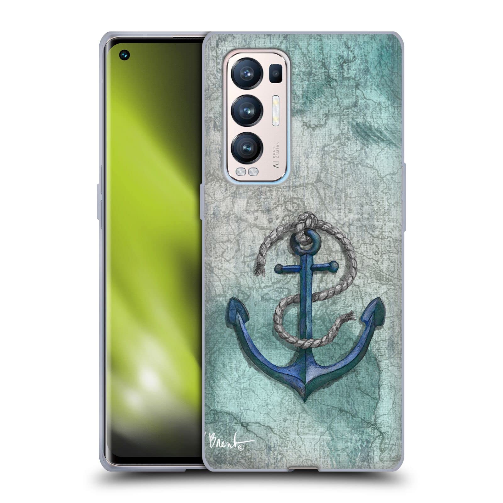 Head Case Designs Officially Licensed Paul Brent Diving Expedition Ocean Soft Gel Case Compatible With Find X3 Neo / Reno5 Pro+ 5G