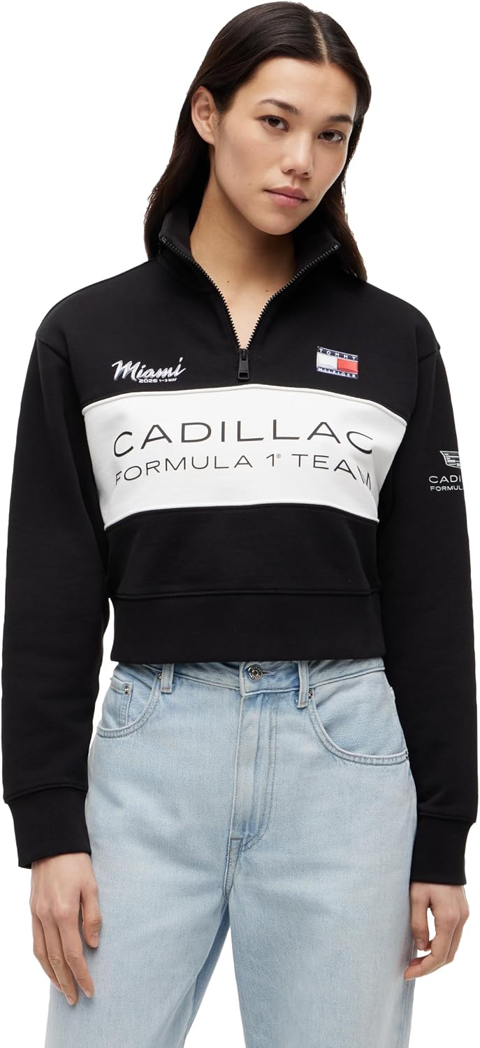 Tommy Hilfiger Women's F1 Miami Half Zip Sweatshirt