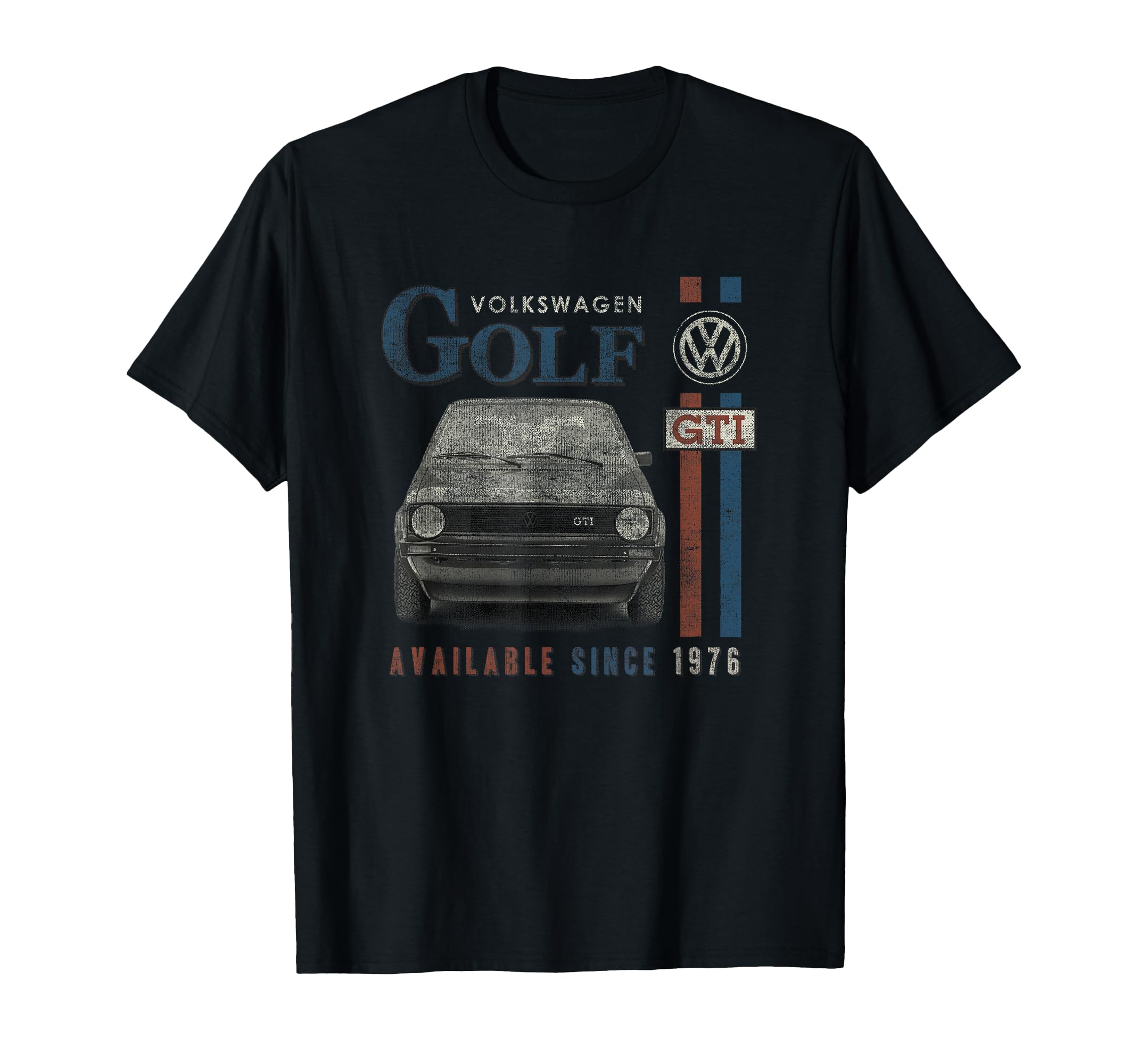 Golf GTI Racing Distressed T-Shirt, Small