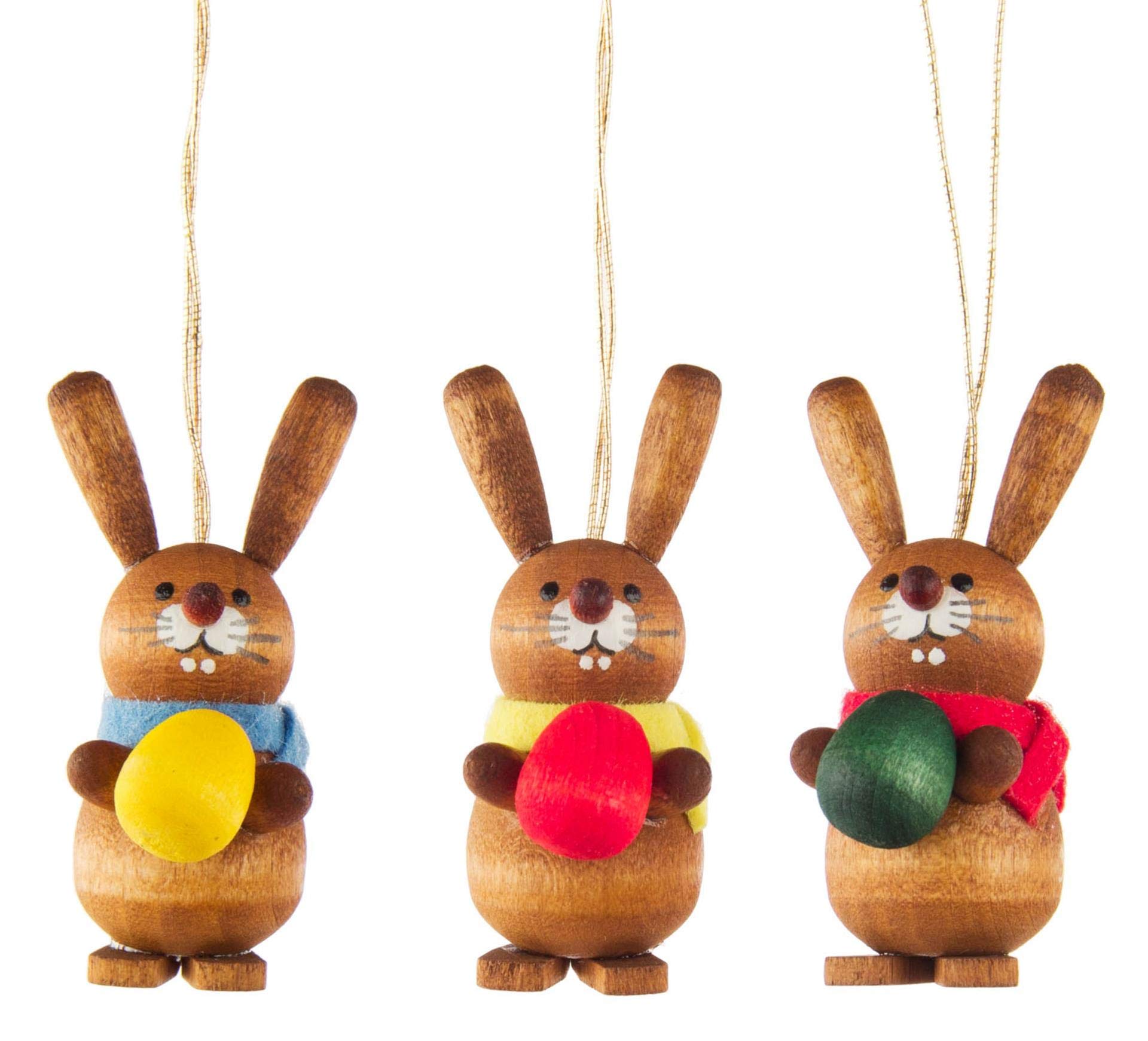 Lapin de Pâques à suspendre Hannusch pour décorer sans encombrer