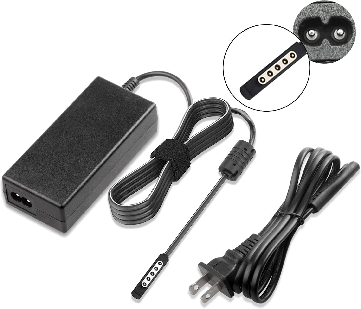 Surface Pro 1 Pro 2 Pro RT Charger, Surface Power Supply Adapter 43W 12V 3.58A Charger Power Cord fit Microsoft Surface Pro 1, Surface Pro 2, Surface RT, 1512 1536 1601 i5 i7 Tablet -Futurebatt