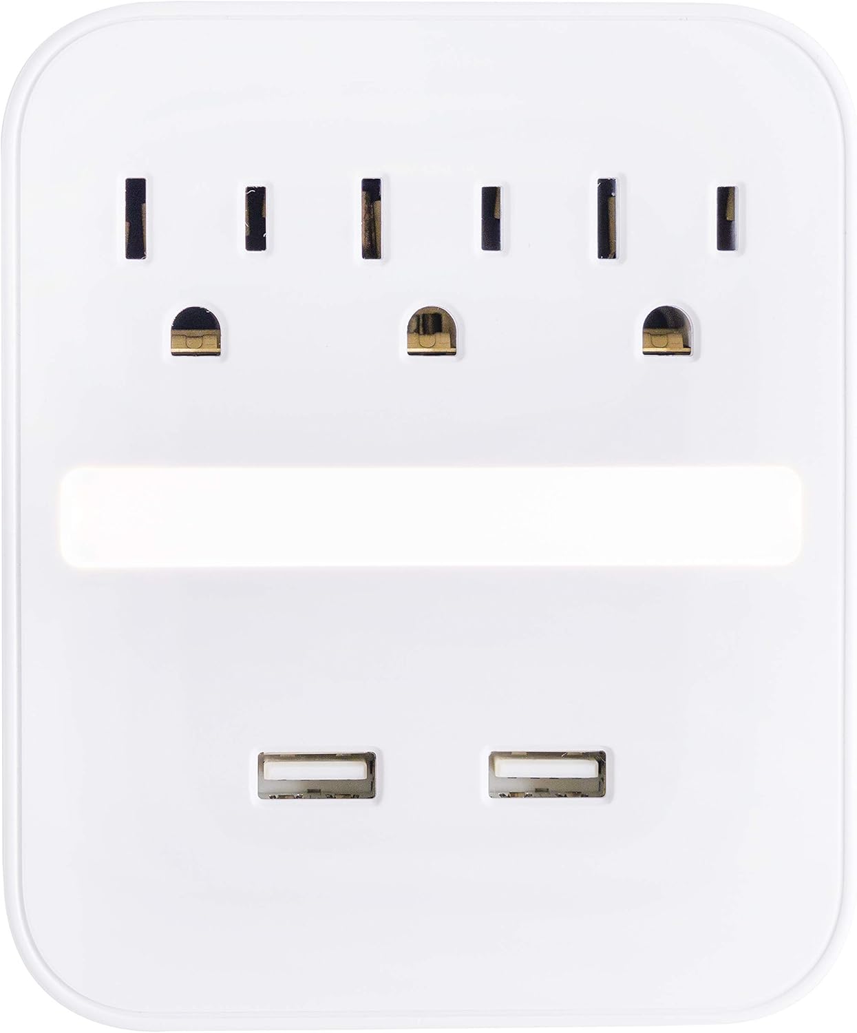 ❤ Crаzу Dеаlѕ GE Pro 2-USB Port 3-Outlet with Night Light, Surge Protector, Charging Station, Dusk to Dawn Sensor, Automatic Shutdown, 3-Prong, 440 Joules, 2.4 AMP/12 Watt, UL Listed, White, 41628