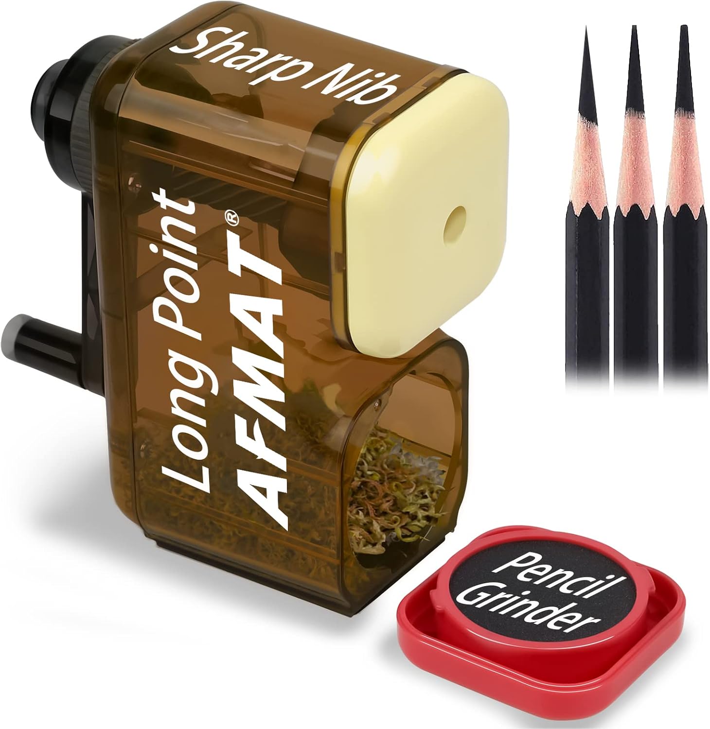 Long Point Pencil Sharpener, Drawing Pencil Sharpener for Artists