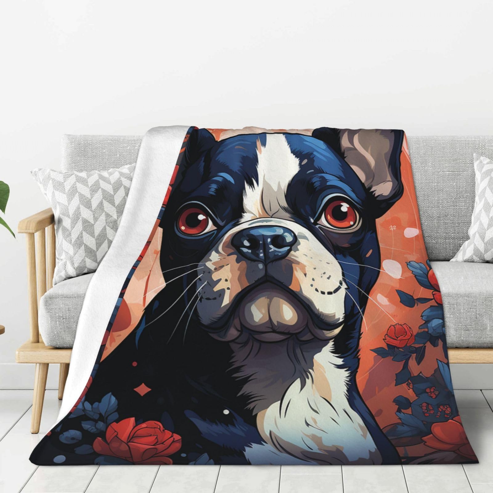 Couverture en flanelle douce pour vos soirées cocooning sur le sofa