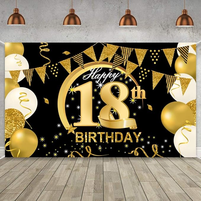 Wiwj 18 Decorations Fete En Noir Or Bannieres De Joyeux Anniversaire Fete Porche Signe Banniere Decor De Fete Bannieres Suspendues Pour Maison Mur Exterieur Fete Appartement Amazon Fr Cuisine Et Maison Wiwj 18 Decorations Fete En Noir Or Bannieres De Joyeux Anniversaire Fete Porche Signe Banniere Decor De Fete Bannieres Suspendues Pour Maison Mur Exterieur Fete Appartement Amazon Fr Cuisine Et Maison
