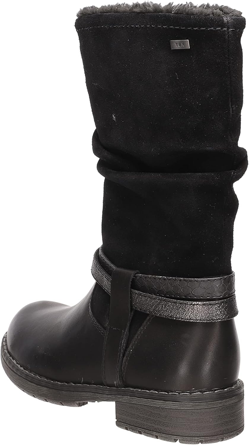 Lurchi Sarah-Tex, Botas Cortas Al Tobillo Niñas, Azul Marino, 26 EU