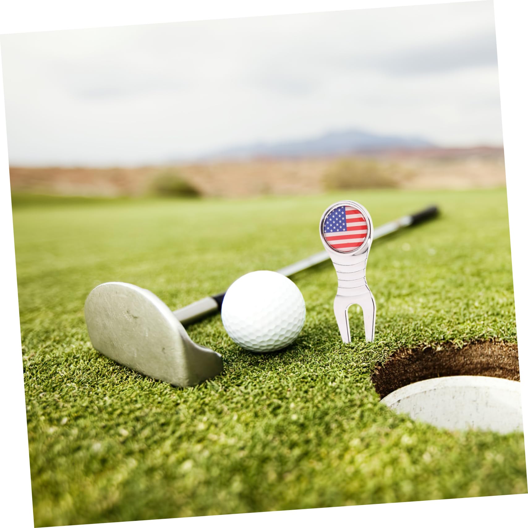 Yardwe Golf Marke Griff Markierungen Golfhüte Golfmützen für Herren Golfzubehör hat Clip Golfball markierer golfgeschenke Golfing Gear Kompakter Golfmarker -Hutclip Metall