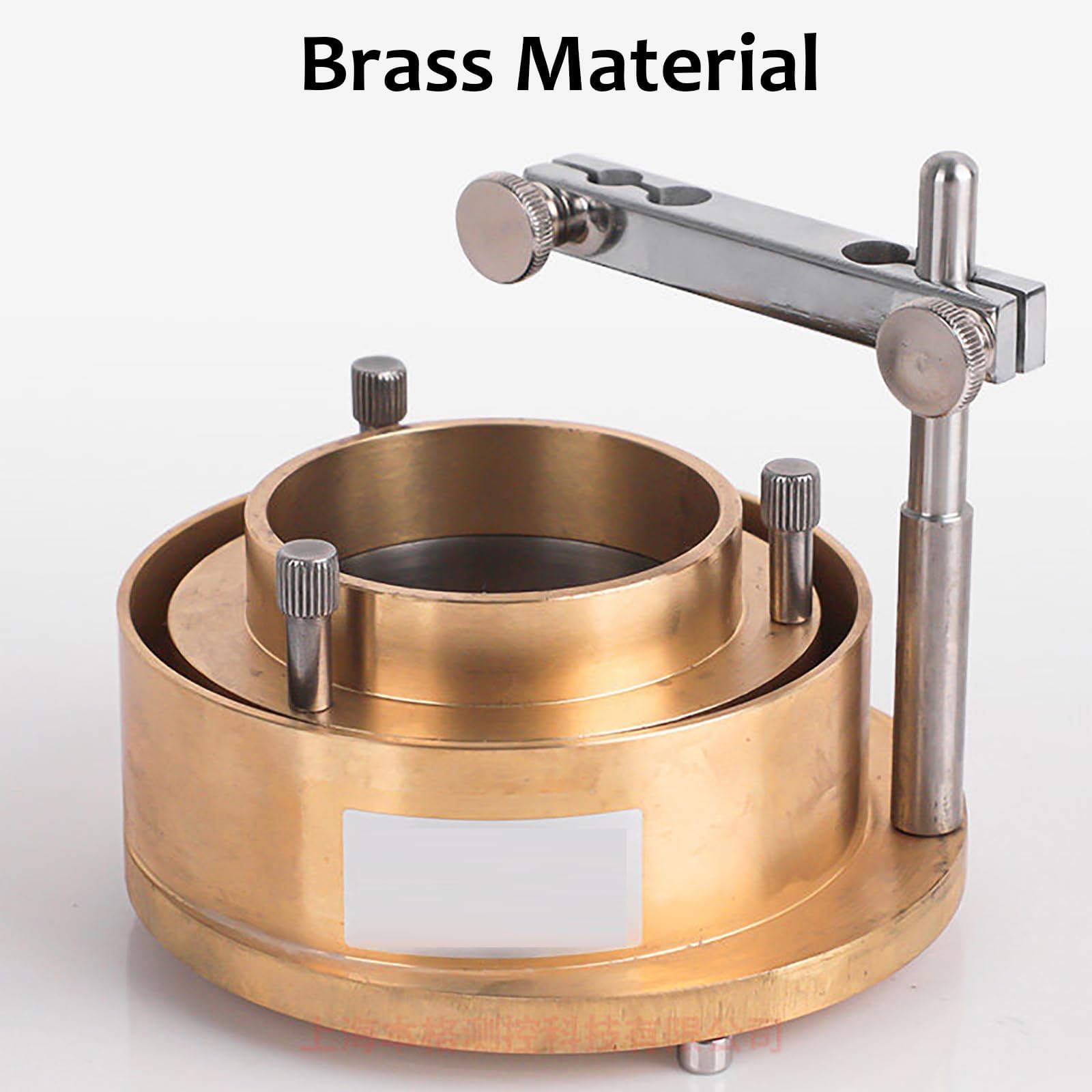 Probador de tasa de hinchazón del suelo, micrómetro mecánico para medición de humedad, diseño desmontable para uso geotécnico de laboratorio