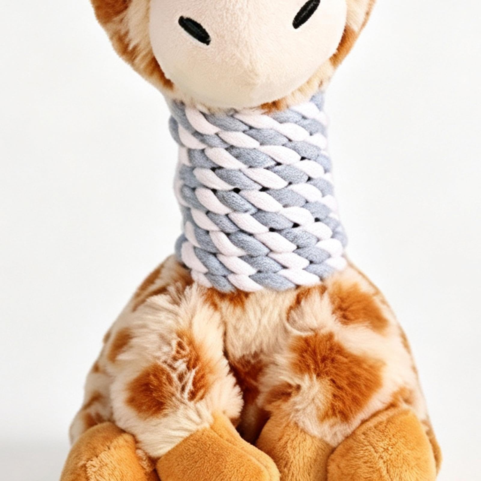Jouet couineur interactif en forme d'animal en peluche pour petits chiens