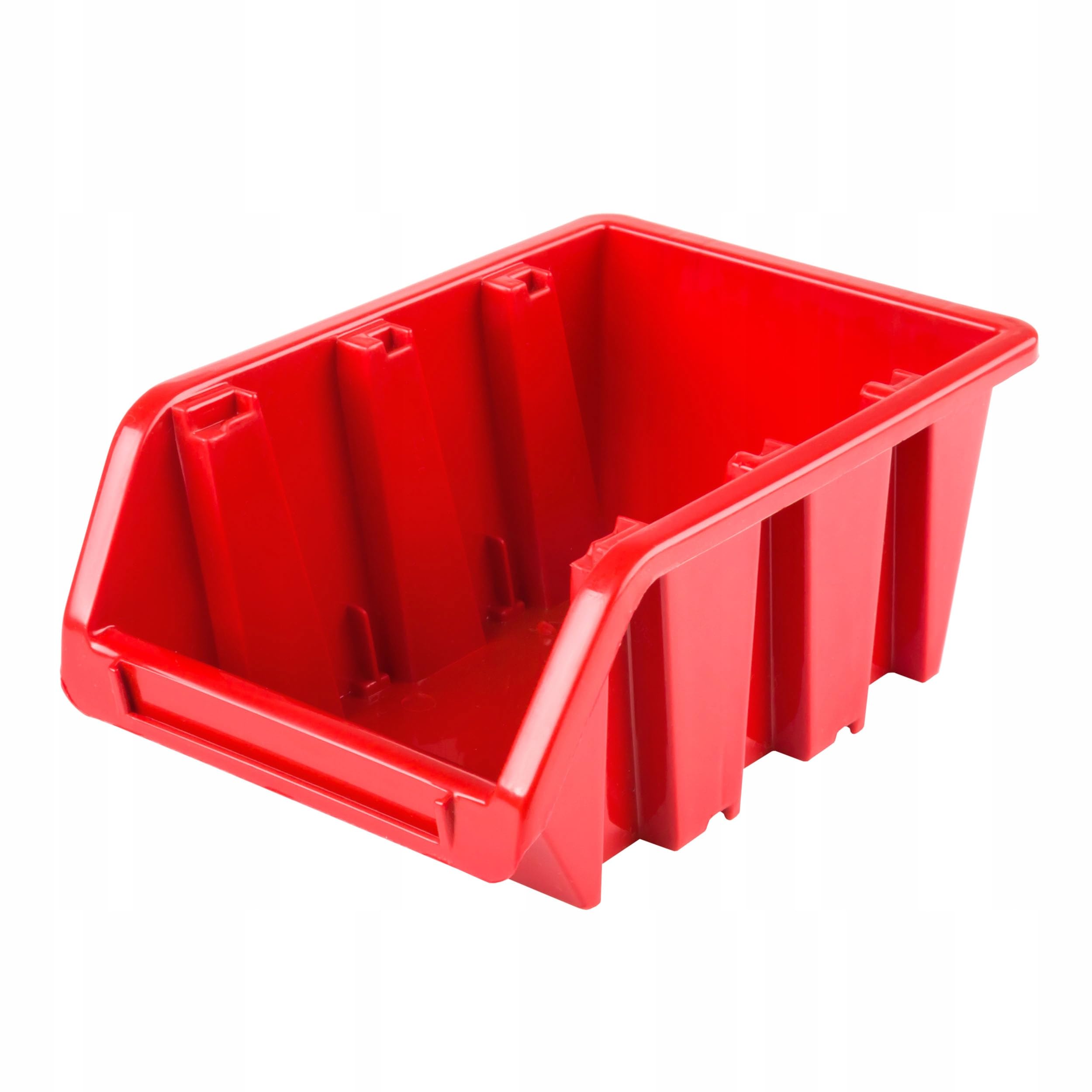 B2C Storage Bins Plastic Order Picking Parts Boxes Lid Scooped Front Stackable Wall Mounted Workshop Garage Tool Organizer XS - 3XL With/Without Lid (Without Lid, S - 155x100x70mm)