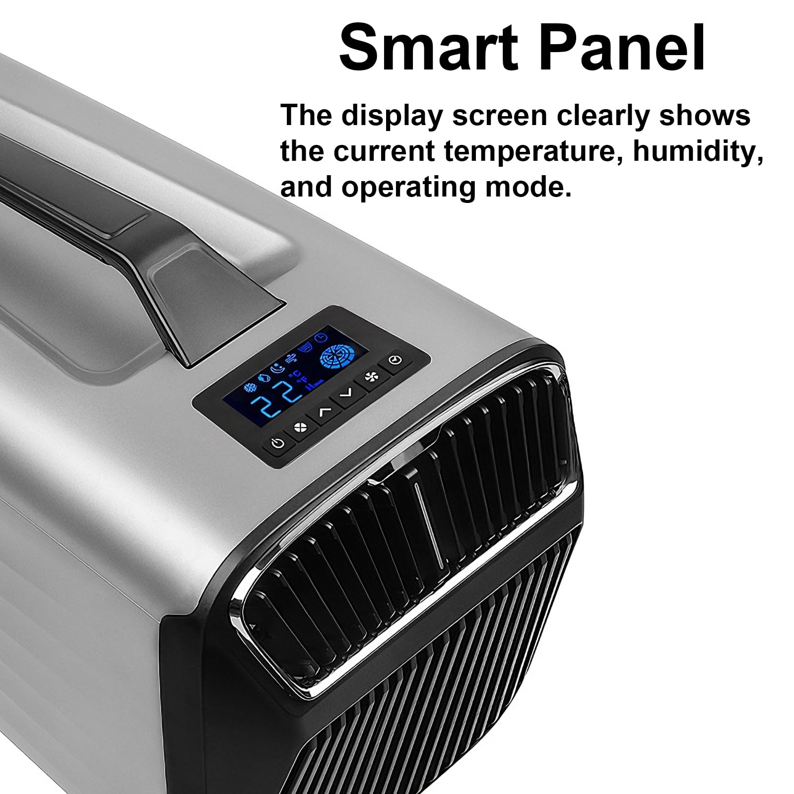 Przenośny klimatyzator 5200 BTU, energooszczędny klimatyzator z timerem 24H, ciche chłodzenie, idealny do sypialni lub biura