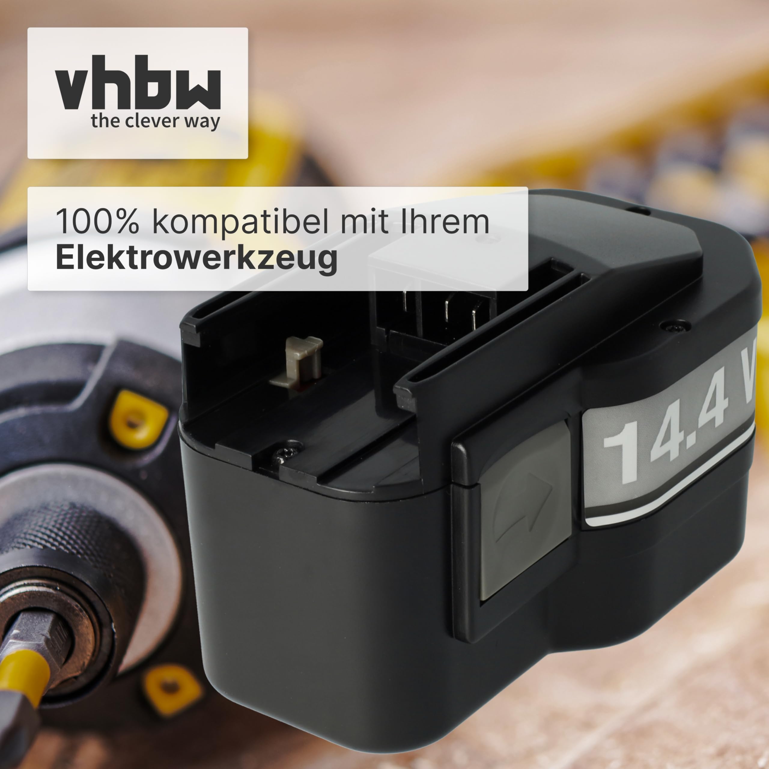 Vhbw Batería recargable compatible con Bosch PSR 9.6VES-2 herramientas eléctricas (3300 mAh NiMH