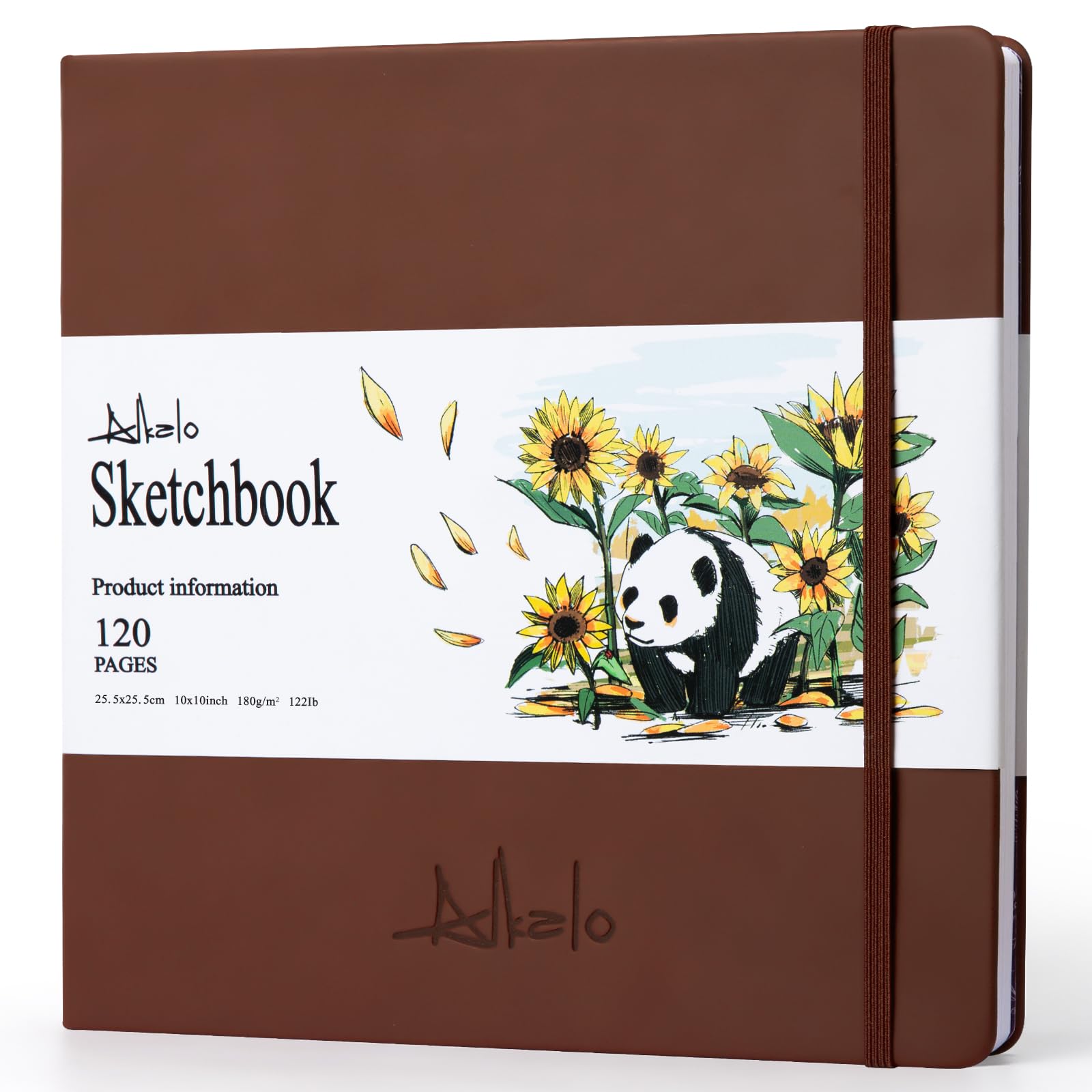 Carnet de croquis pour dessin, 120 pages, papier épais de 55,3 kg/180 g/m²