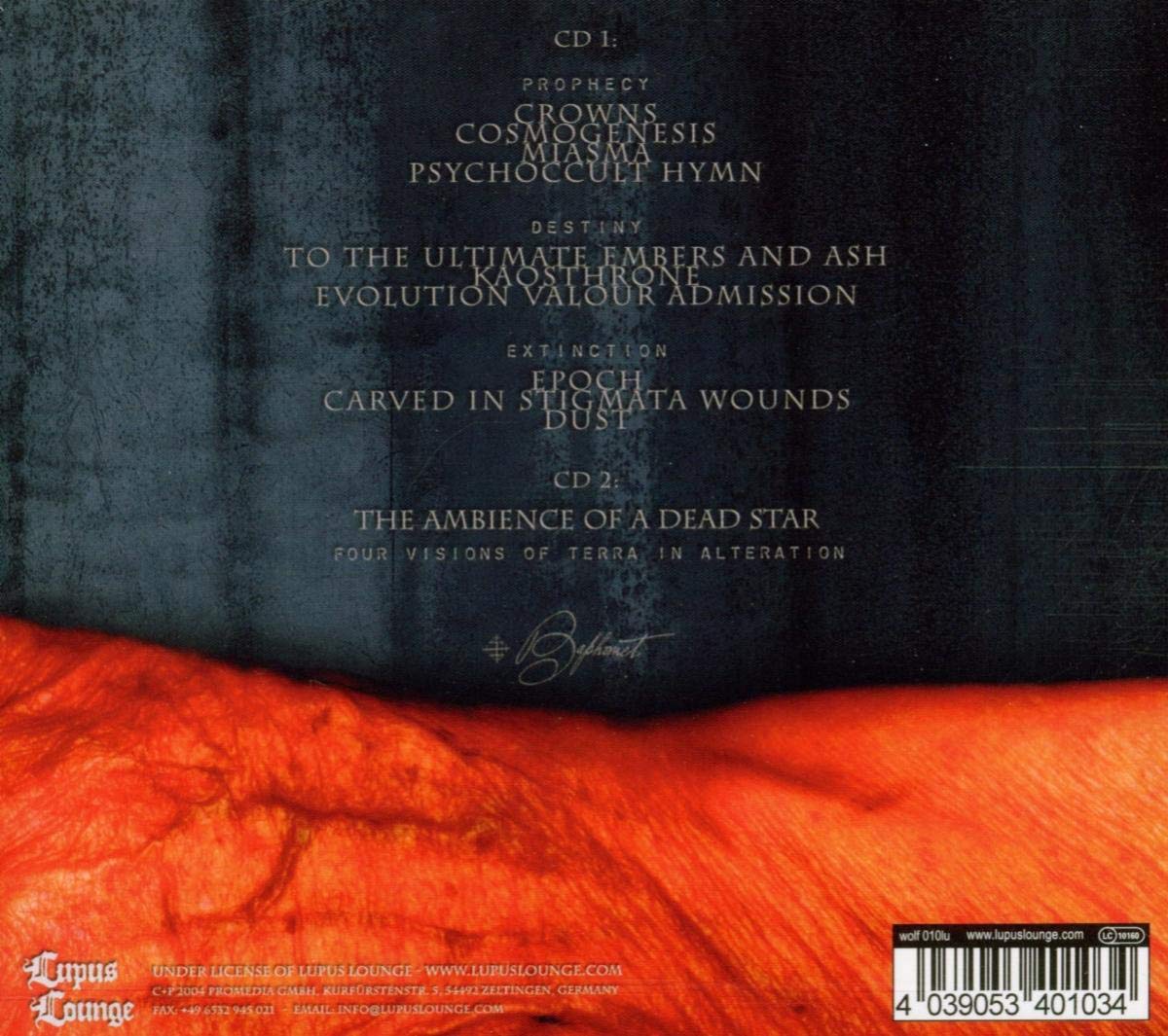 Carved in Stigmata Wounds-Luxus ed