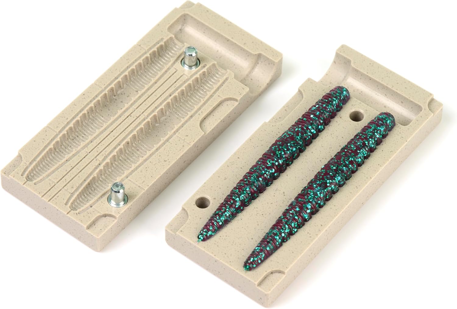 Soft Plastiс Lure Molds Making Injection Molds Fishing Molds Roboworm NED Worm 3'' Two Cavity