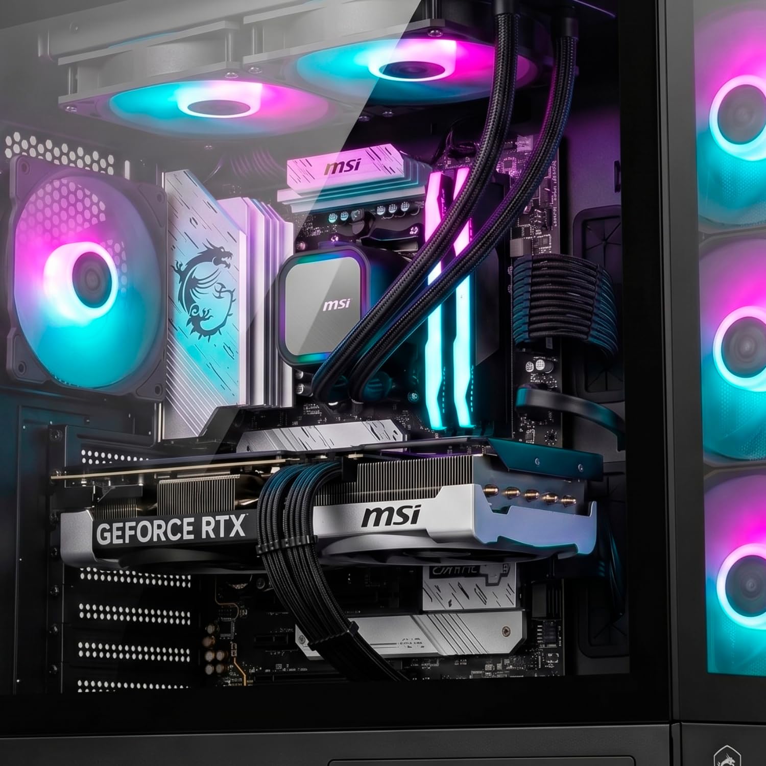 Epical-Q Ordenador sobremesa Gaming DragonSpine Coul II AMD Ryzen 7 5700X, 32GB, 1TB SSD NVME, RTX 5060TI 16GB + Windows 11 Pro