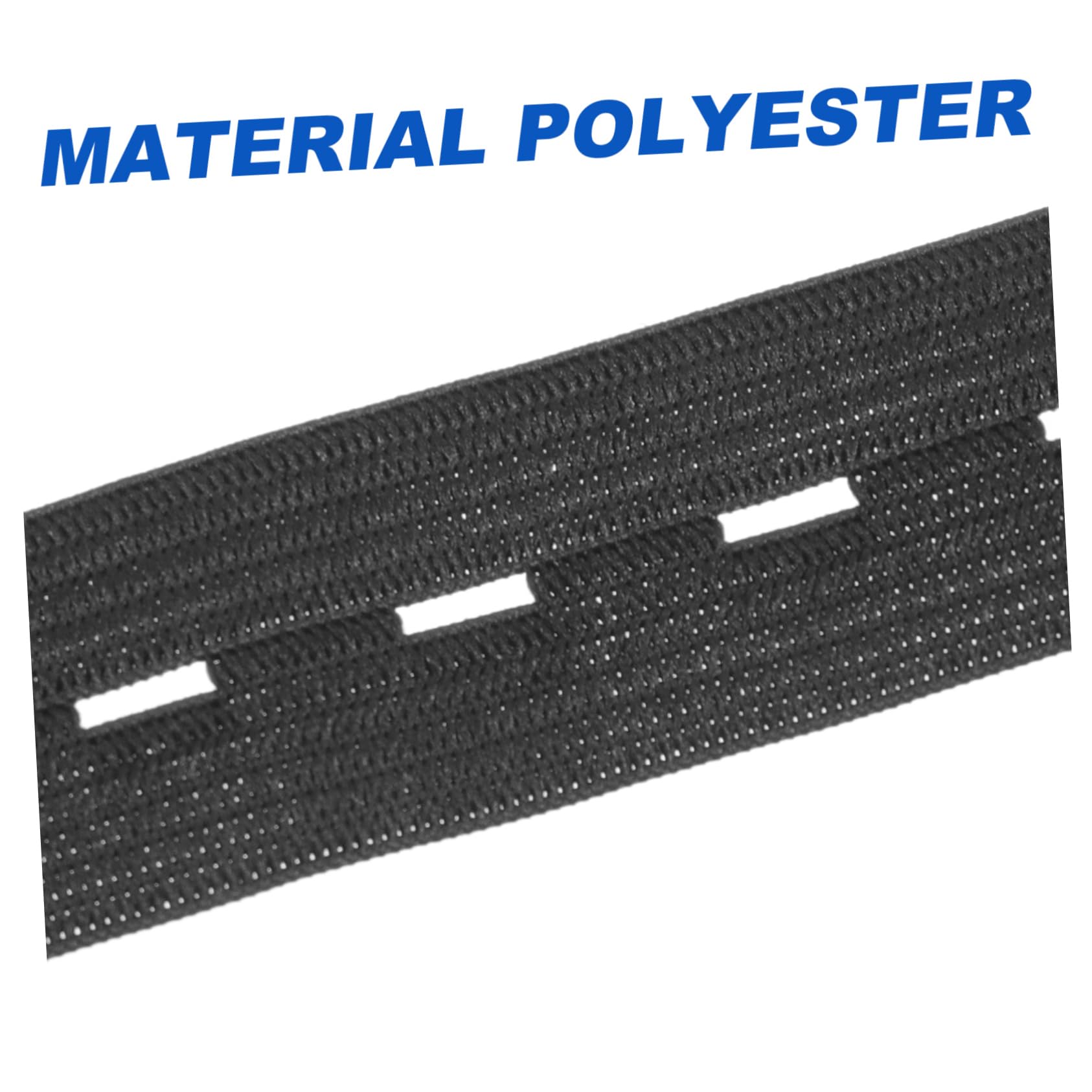 SEWACC 5rollos Banda Elástica Con Ojales Para Costura De Cinta Elástica Para Ropa y Proyectos De Bricolaje y Grosor