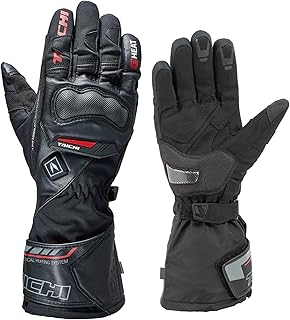 Taichi e-Heat Protection Gloves for Motorcycles, Autumn, Winter, Electric, Waterproof, Cold Protection, Thermal, Touch Pan...