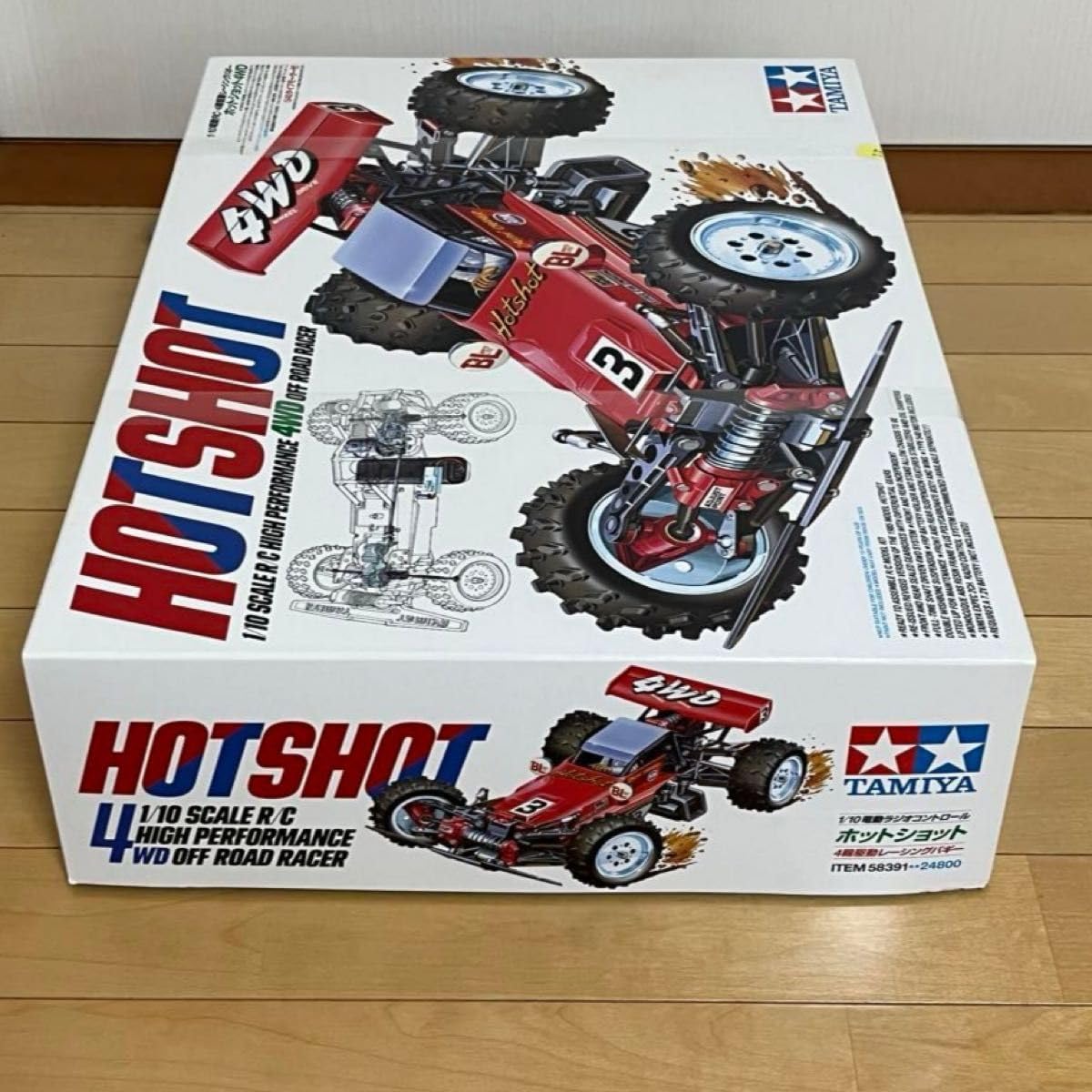 タミヤ 1/10 電動RCカーシリーズ No.391 ホットショット 2007