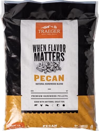 Traeger Grills Pecan 100% All-Natural Wood Pellets for Smokers and