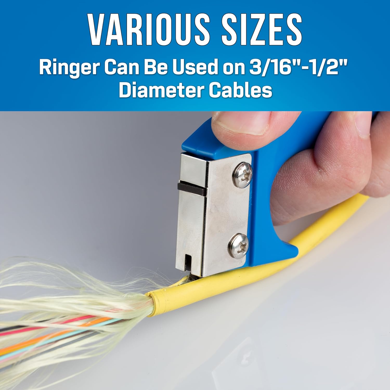 Jonard JIC-4366 Fiber Optic Cable Jacket Slit & Ring Tool