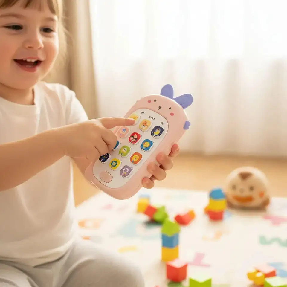 Celular Brinquedo Educativo com Sons e Melodias Multicolorido