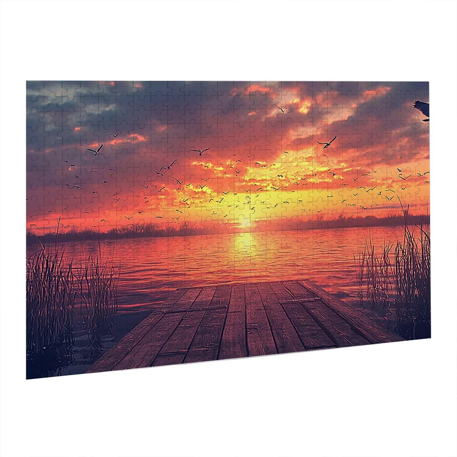 Jigsaw Puzzle, 6000 Pezzi Puzzle Classici, Marina Tramonto Puzzle Rilassamento Intelligence, Mpossibile Difficile Puzzle Impegnativo per Adulti Puzzle Gioco Familiare, Regalo per Amore Amico fr0-580