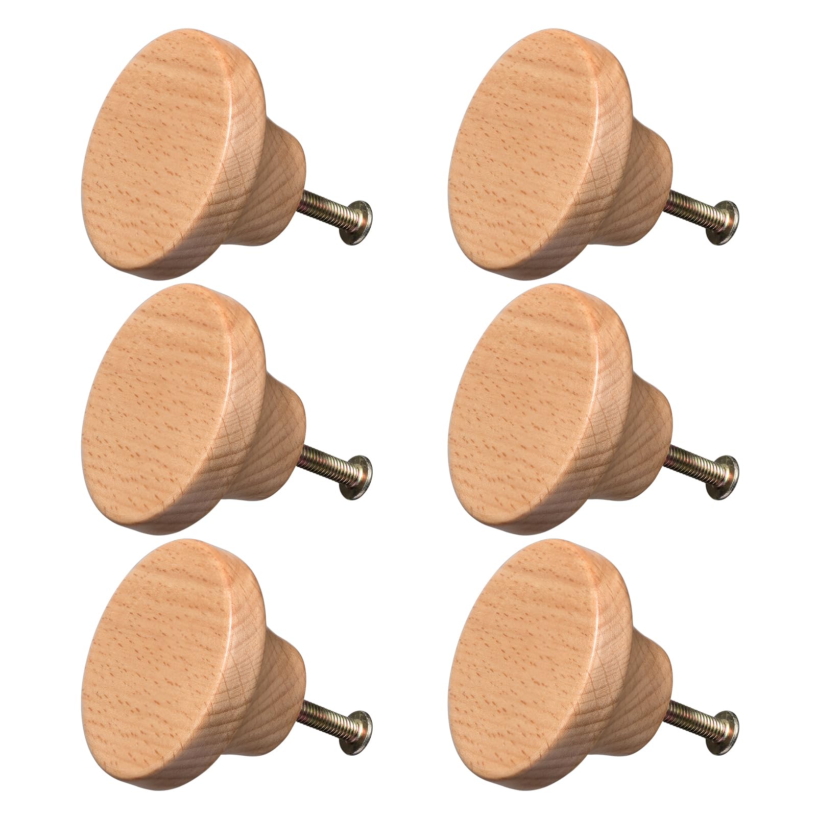 Boutons en bois de hêtre NAKUPENDA pour créer une atmosphère douce et épurée chez vous