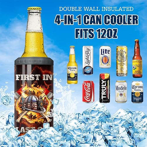 Vista 87 de SANDJEST Mechanics - Vaso Machanic para papá, caja de herramientas 4 en 1, vaso de 12 onzas, enfriador de latas de acero inoxidable delgado, regalo