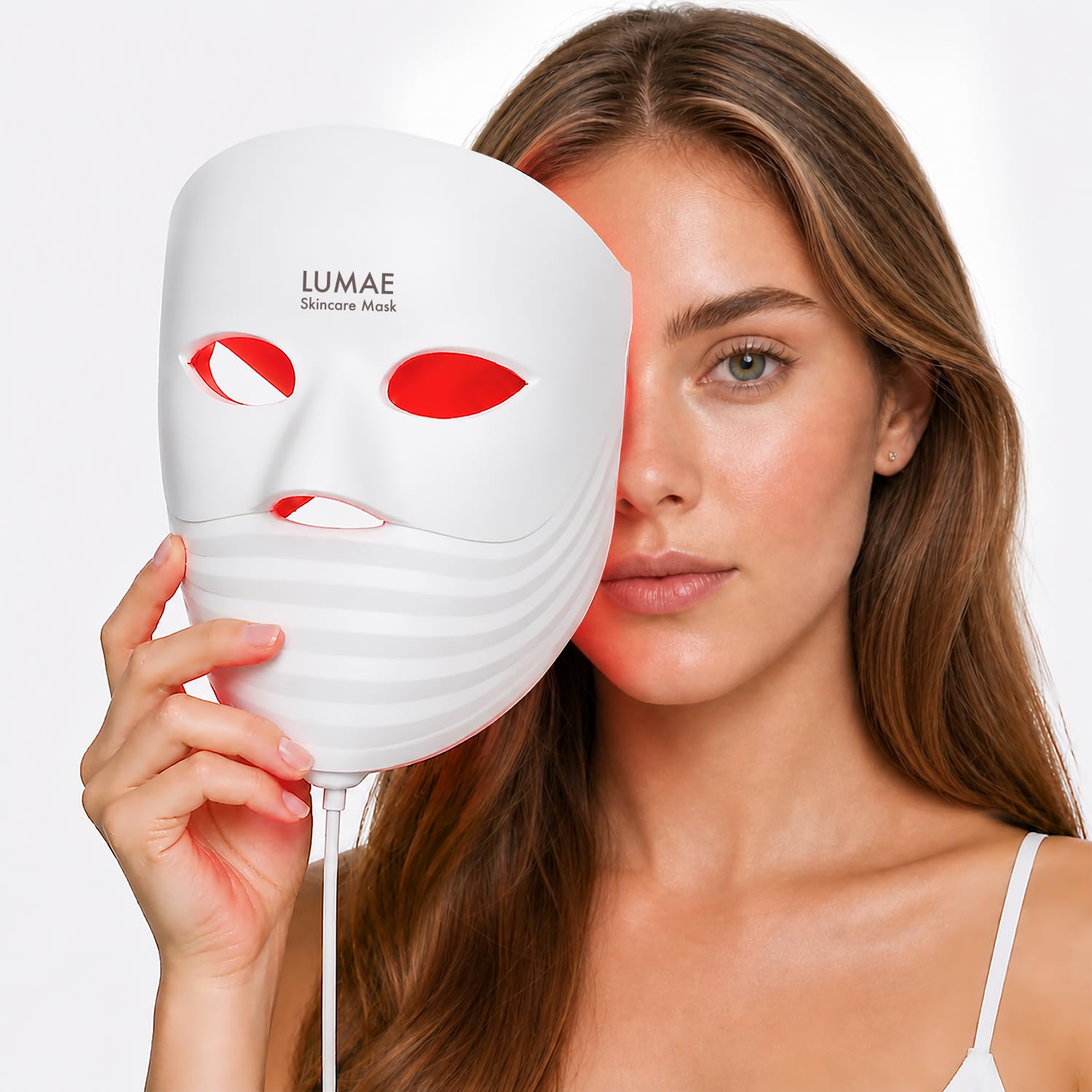 Maschera di terapia della luce rossa 3D per il viso, 5 lunghezze