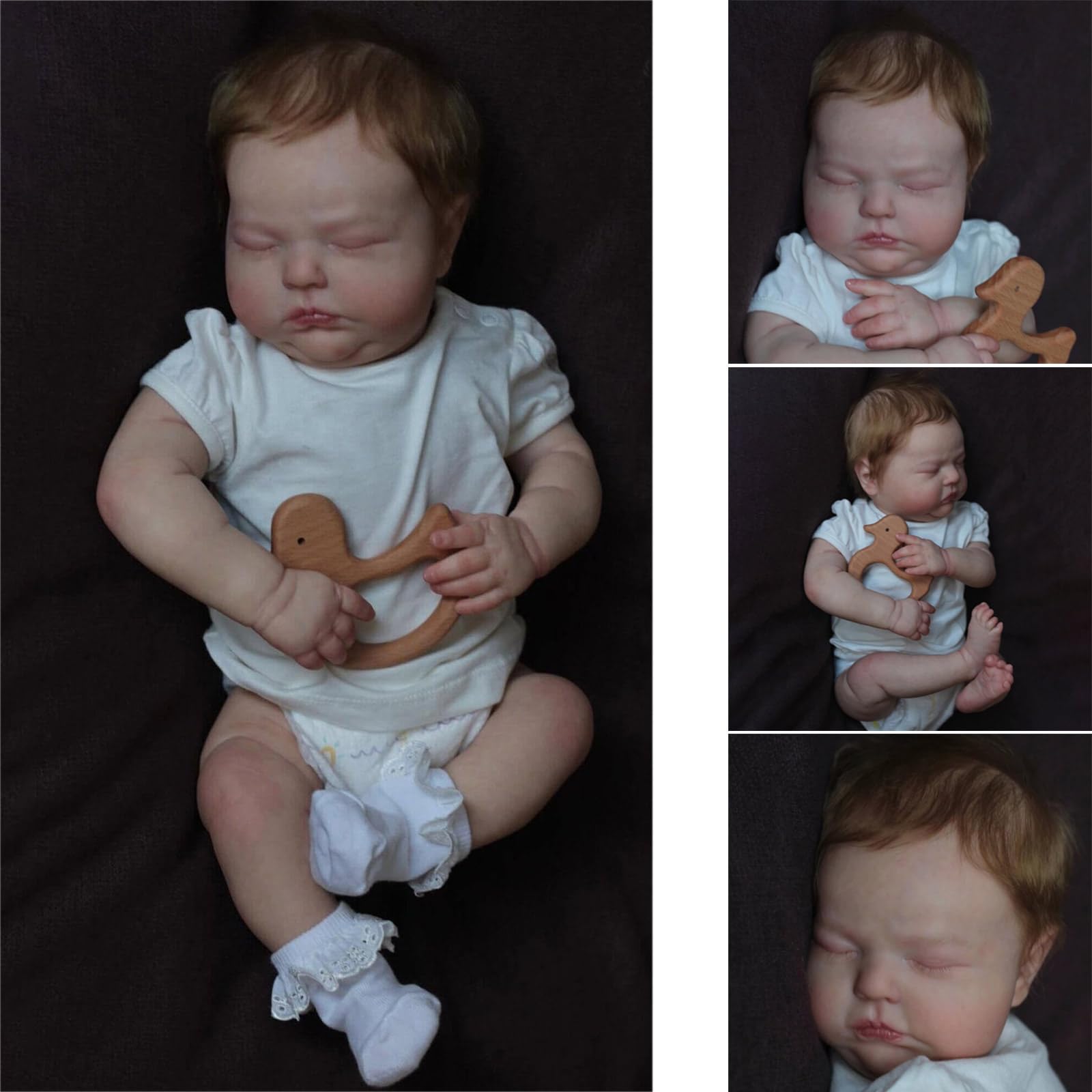 手作り人形かわいい赤ちゃん3 D皮膚静脈血糸プレゼント Amazon | 赤ちゃん 3d へその緒入れ フィギュア 出産祝いギフト