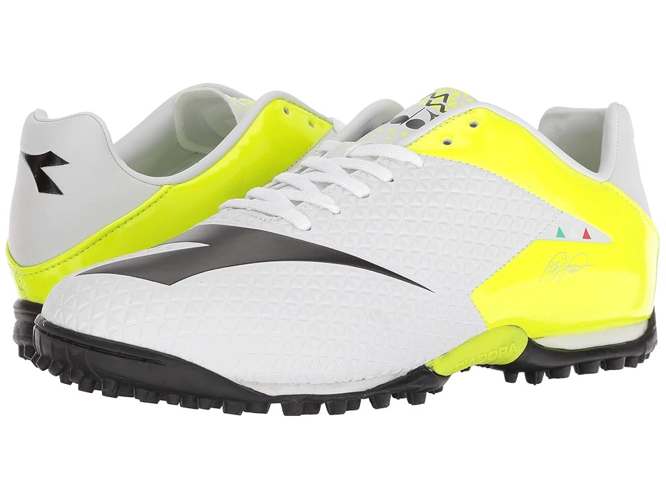 

Diadora MW-Tech RB R TF (White/Black/Fluo Yellow) Men's Soccer Shoes