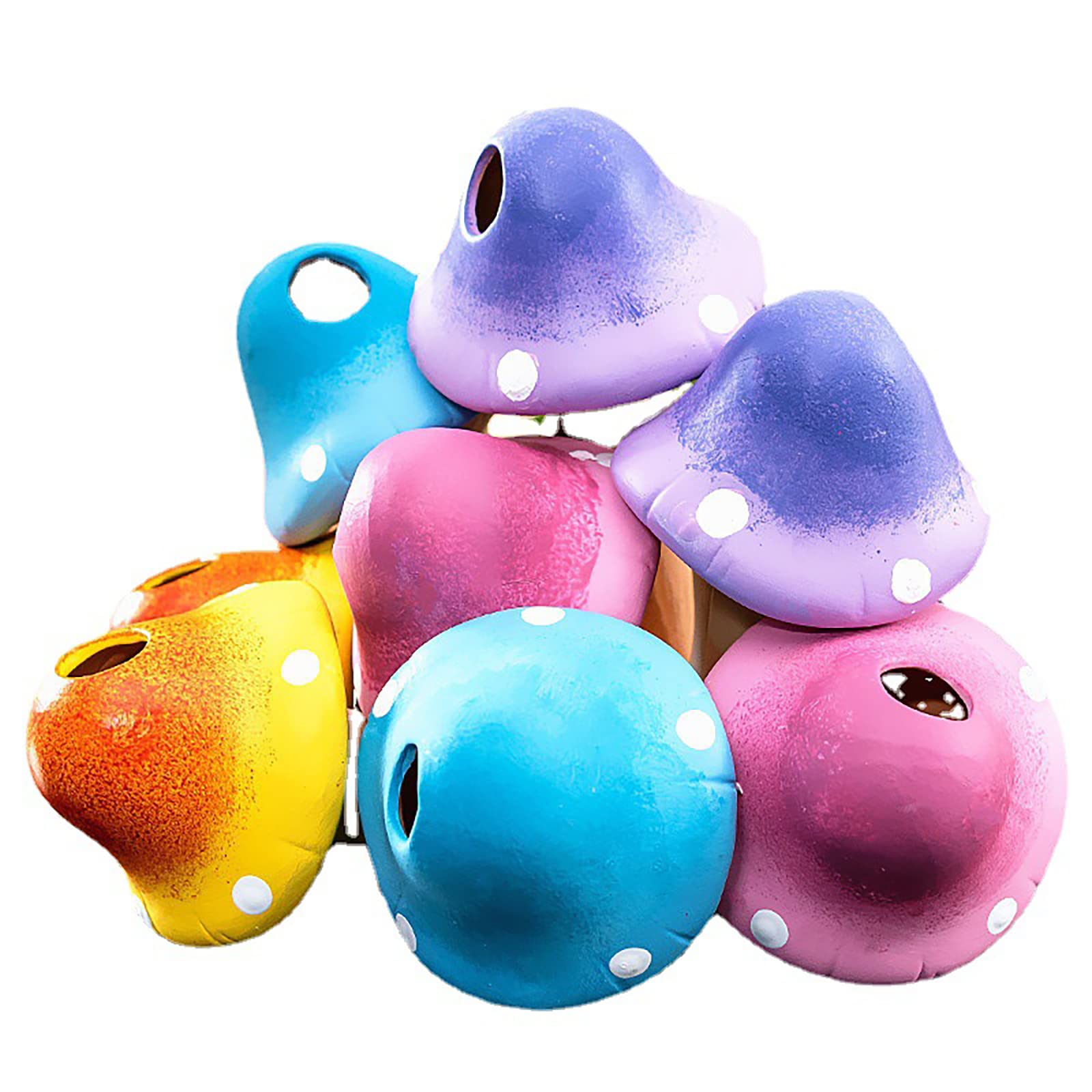 CHSEEO Self Watering Plant Spikes, Terracotta Plant Watering Globes Devices, 4 Colors Mushrooms Waterer for Indoor Plant, Small Automatic Watering Stakes, Holiday Slow Release Drip Feeder #3