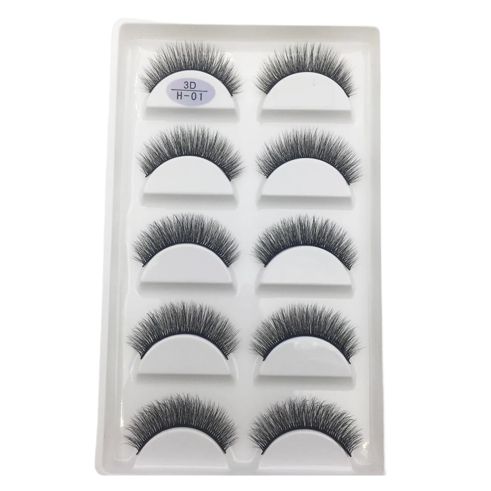 UAMOU 16 Style 10 50 Boxes 3D Mink Lashes Natural Cross False Eyelashes Long Messy Makeup Eye Lashes
