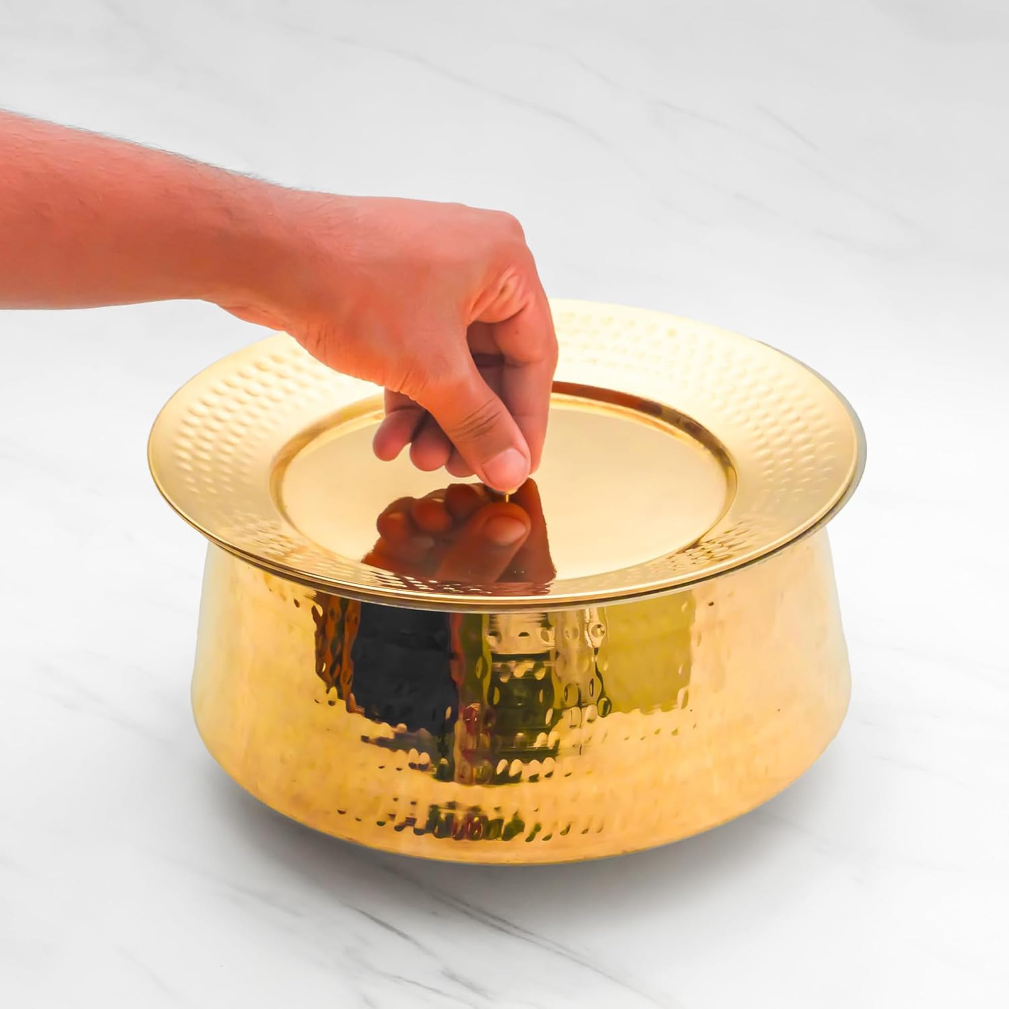 Brass Handi Pot - Dum Biryani & Curry -4