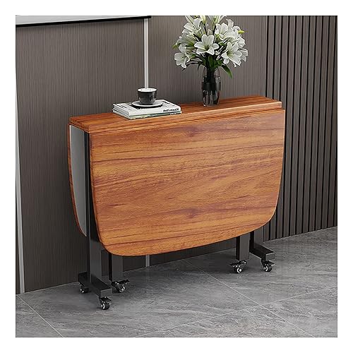 Table Pliante Polyvalente avec 6 roulettes, Table De Cuisine Pliable,