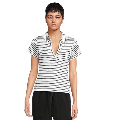 Lilla P Striped Polo T Shirts Women
