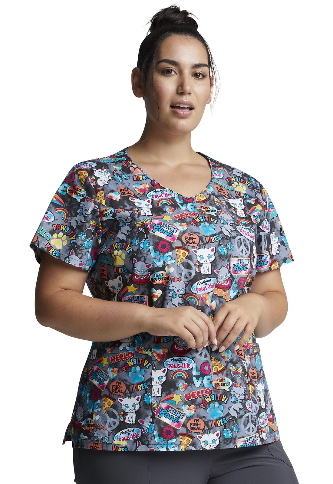 Dickies EDS damski top z dekoltem w serek DK700