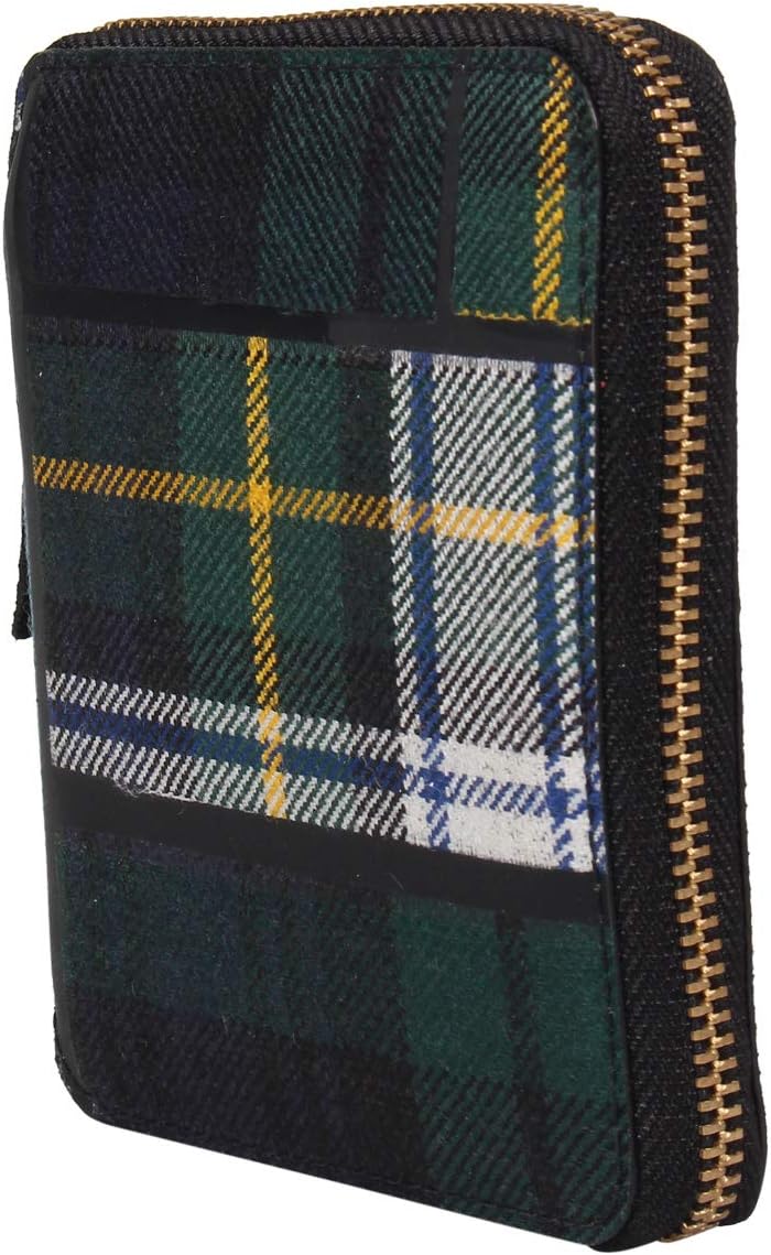 COMME des GARCONS TARTAN PATCHWORK WALLET コムデギャルソン 財布 二つ折り ラウンドファス