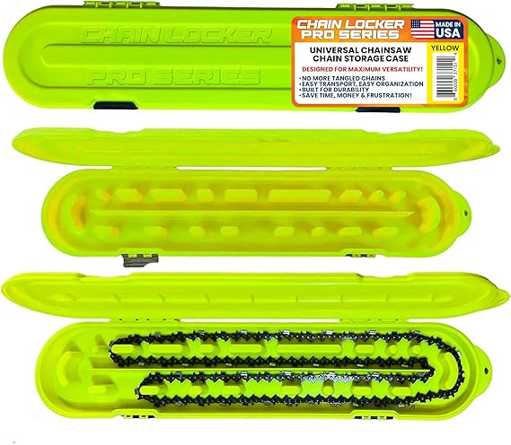Amazon.com: Chain Locker Pro Series Chainsaw Chain Storage - Case ...