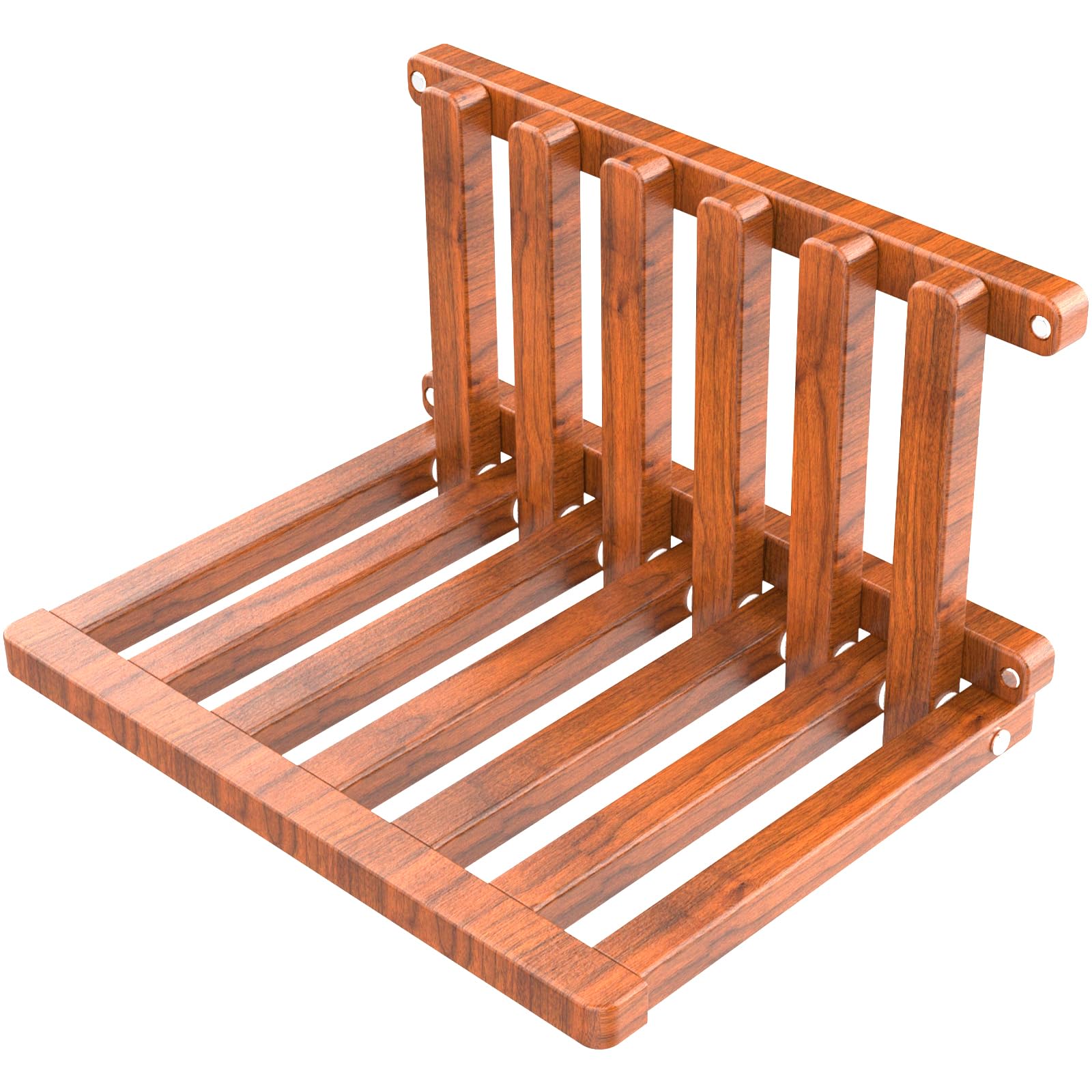 Tabouret à langer pliable en noyer pour enfants table de chevet