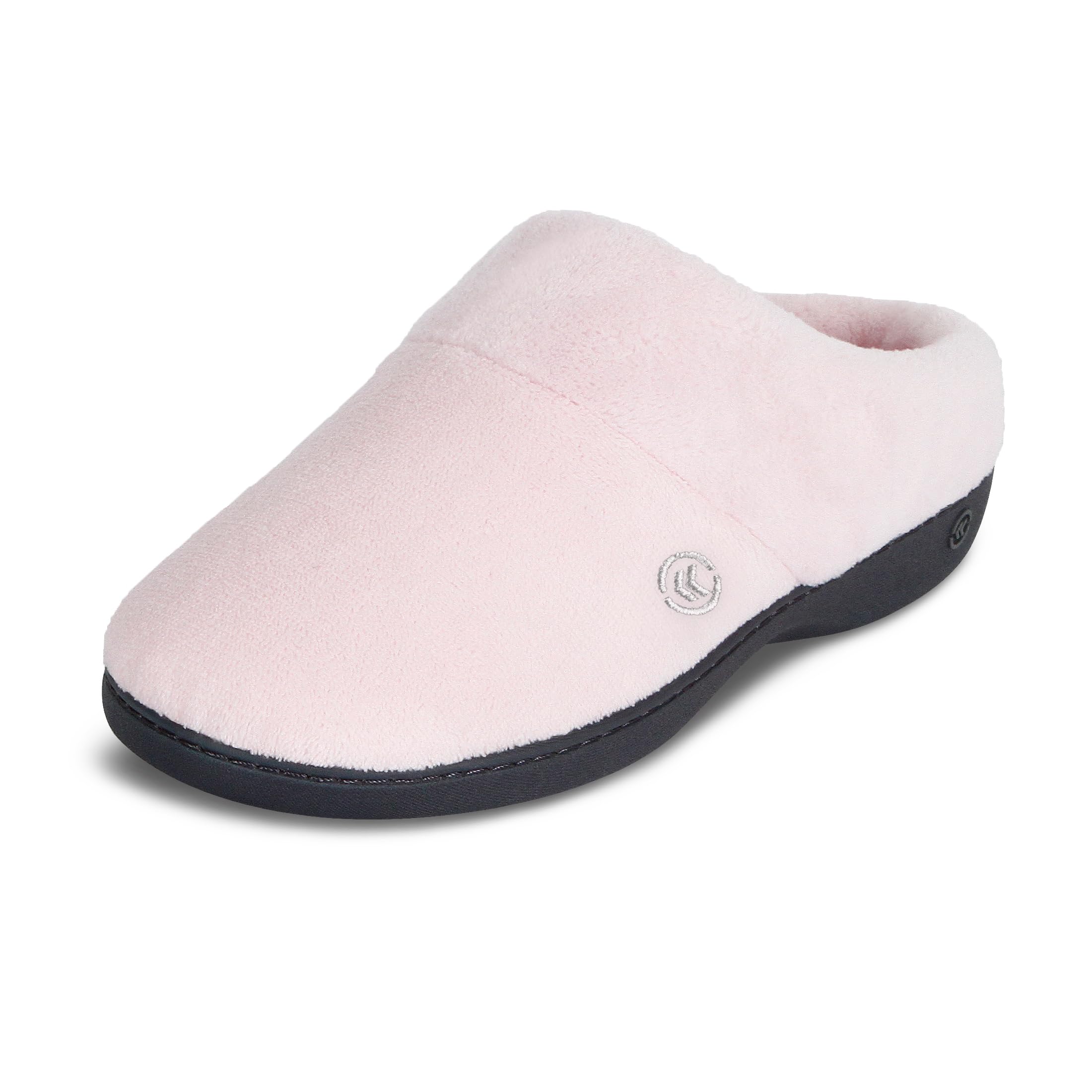 isotoner Women's Classic Hoodback W Memory Foam Slipper