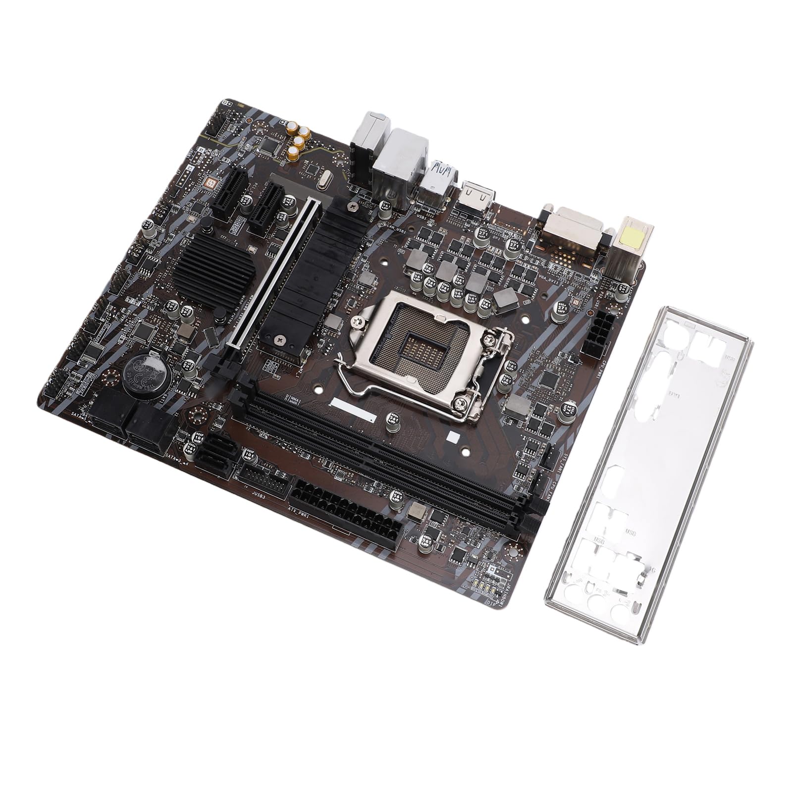 mingzhe Scheda Madre Computer B460M LGA 1200 per Core I9 I7 I5 I3 di Decima Generazione DDR4 2933 MHz con 6 Porte III Slot M.2 64 GB RAM Supporto per PC Desktop