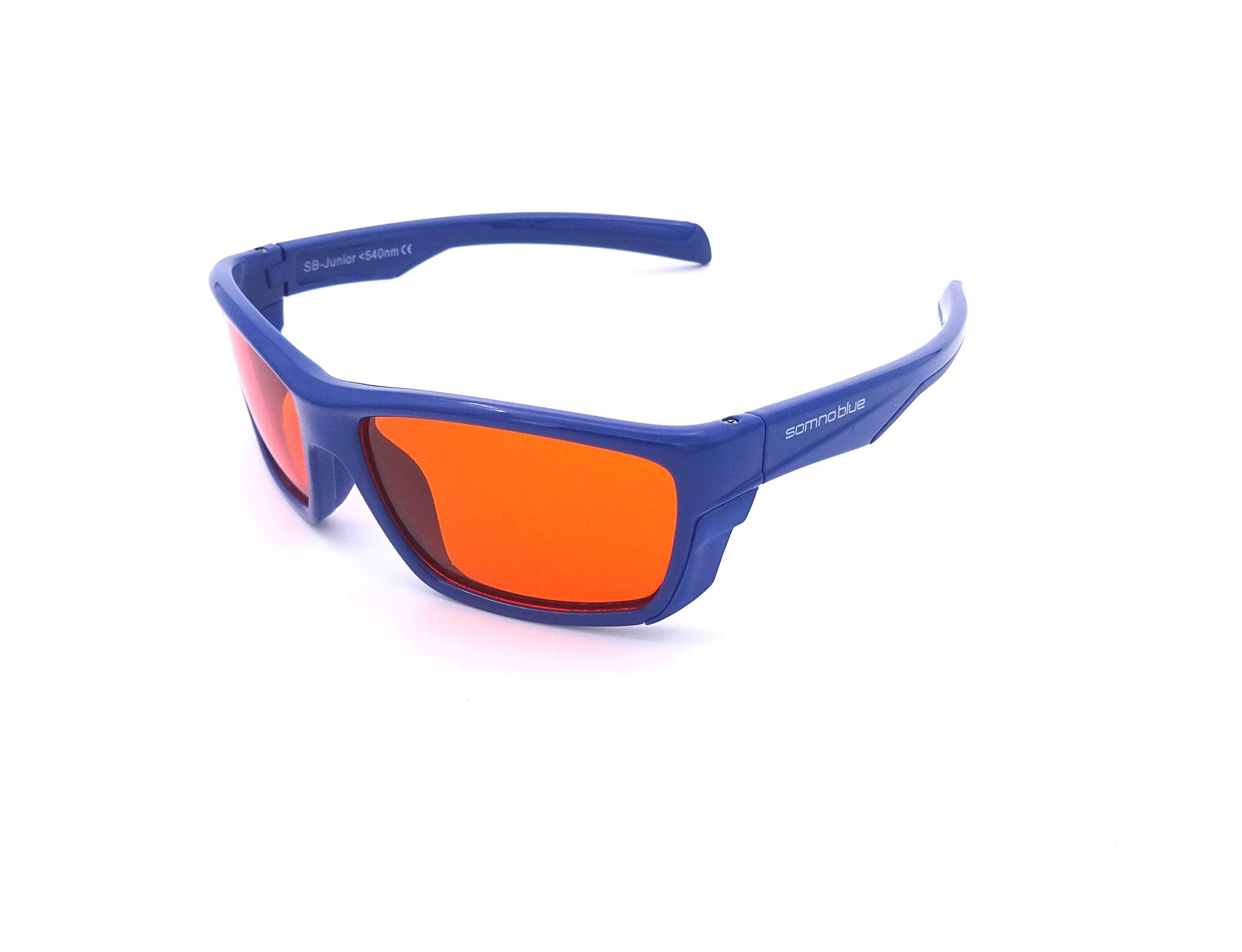 Kinderbrille - Anti Blaulicht Brille - Somnoblue für Kinder BIOHACKING Kinderbrille Besser Schlafen - mit Case